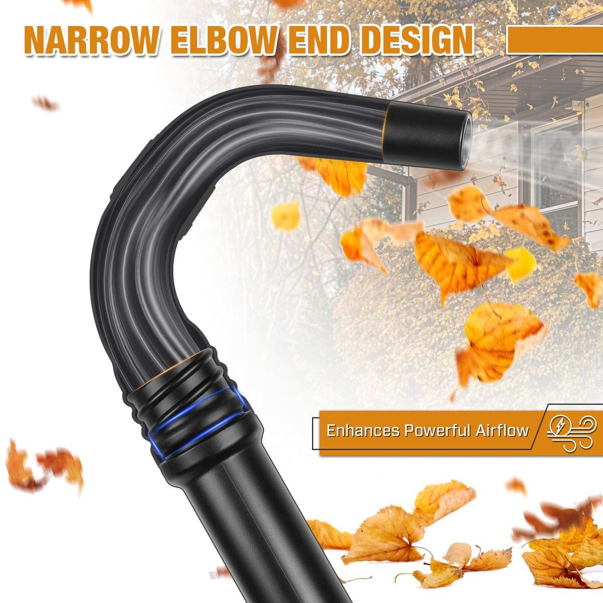 Leaf Blower Attachment with Reflector L144