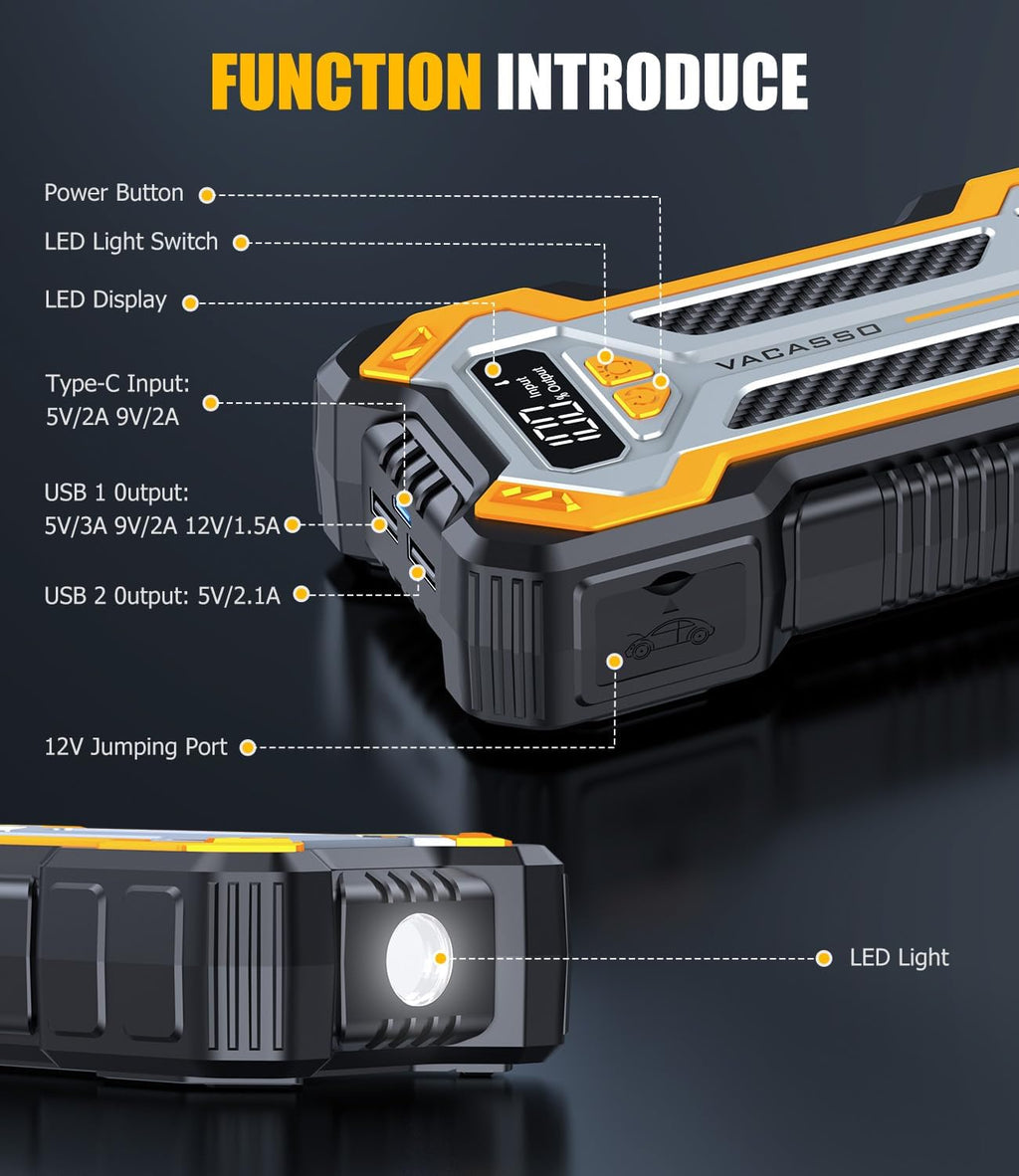 12V Portable Car Jump Starter O1813