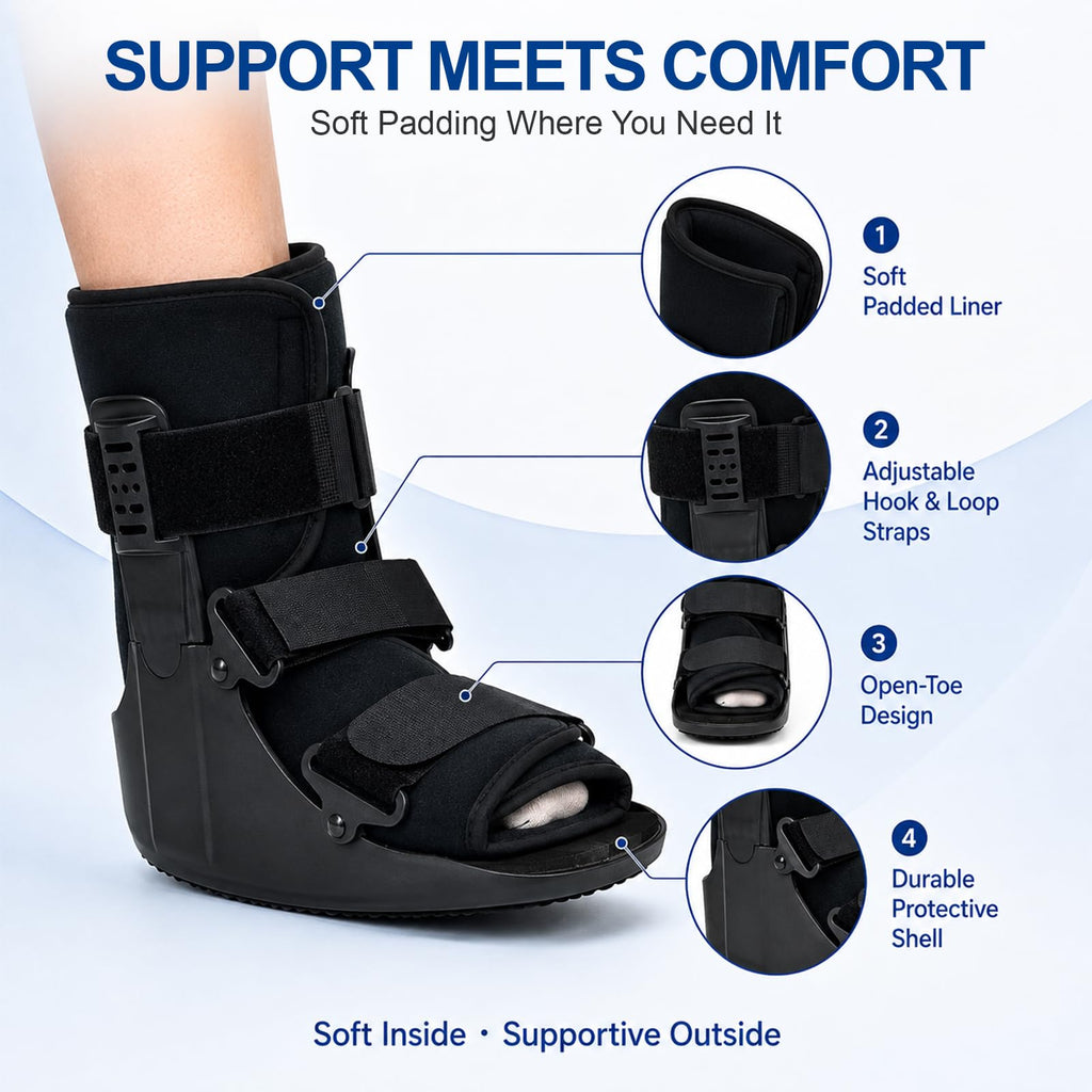 Adjustable Walking Boot for Foot Injury A614