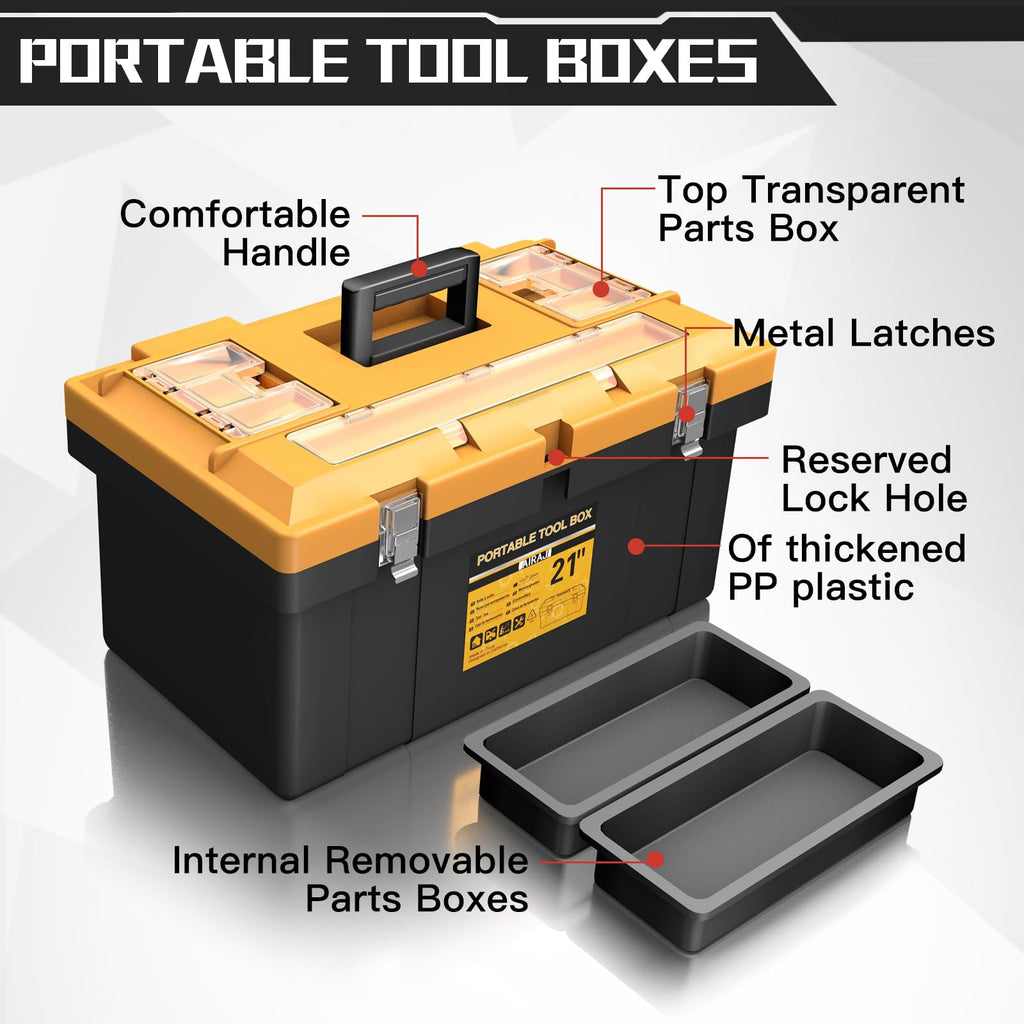 4 In 1 Portable Tool Box Set V19525