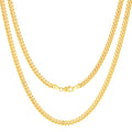 18k Yellow Gold Cuban Link Chain Necklace N73016