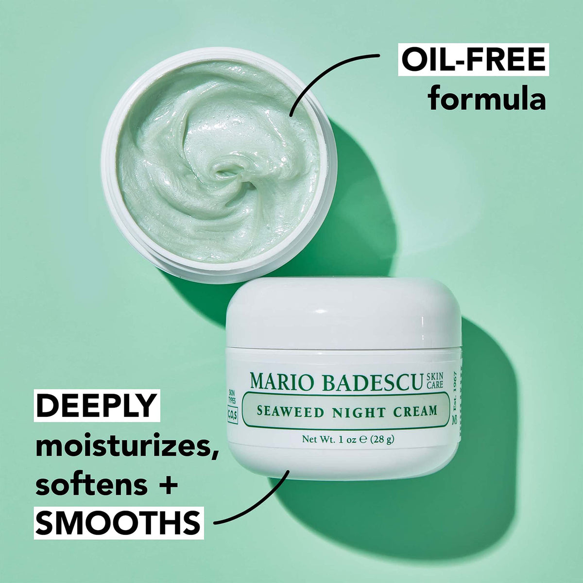 Seaweed Night Cream Oil-Free Moisturizer with Collagen D56935
