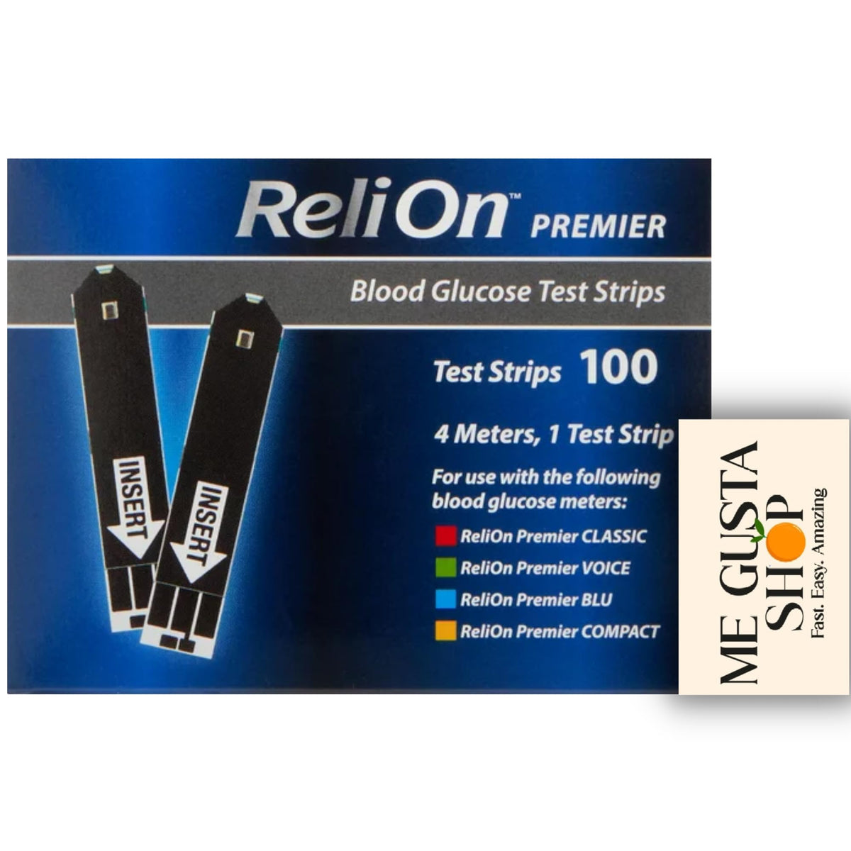 Blood Glucose Test Strips 100 Count O1223