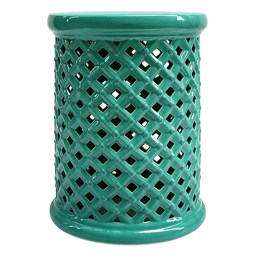 Glazed Ceramic Garden Stool V31716