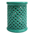 Glazed Ceramic Garden Stool V31716