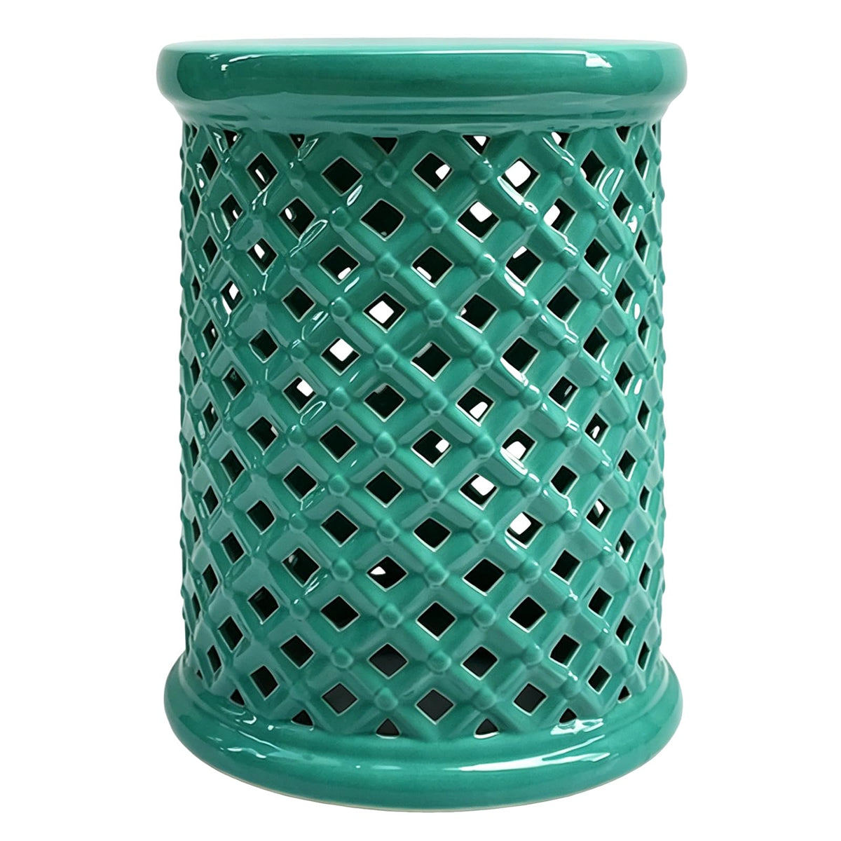 Glazed Ceramic Garden Stool V31716