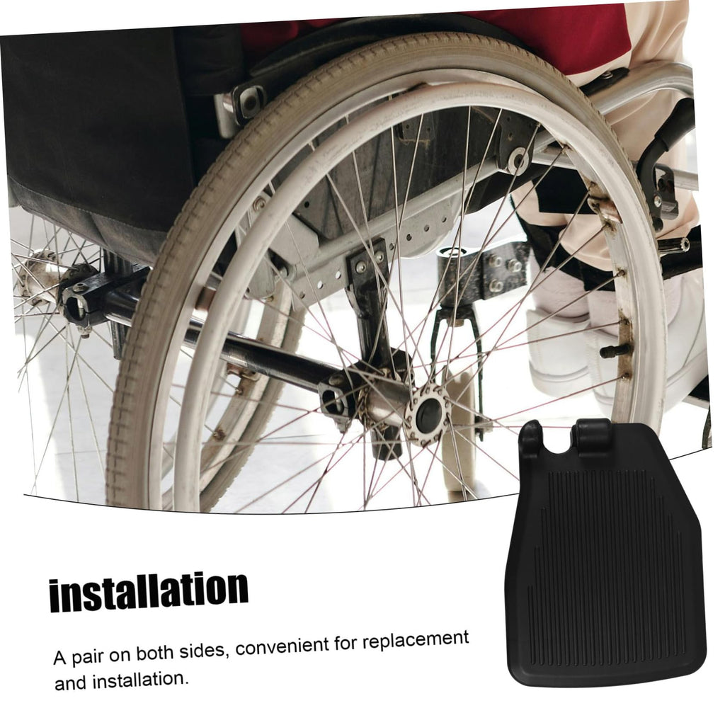 Heavy Duty Wheelchair Foot Rest Replacement Black S81146