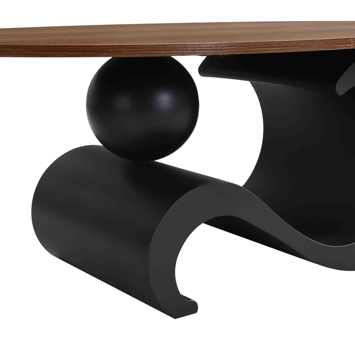 Black Walnut Coffee Table Set of 2 F357