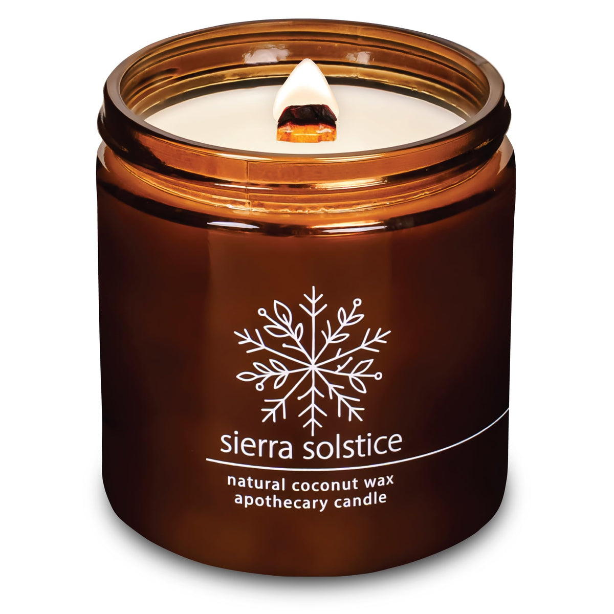 16 oz Crackling Wood Wick Candle A6179