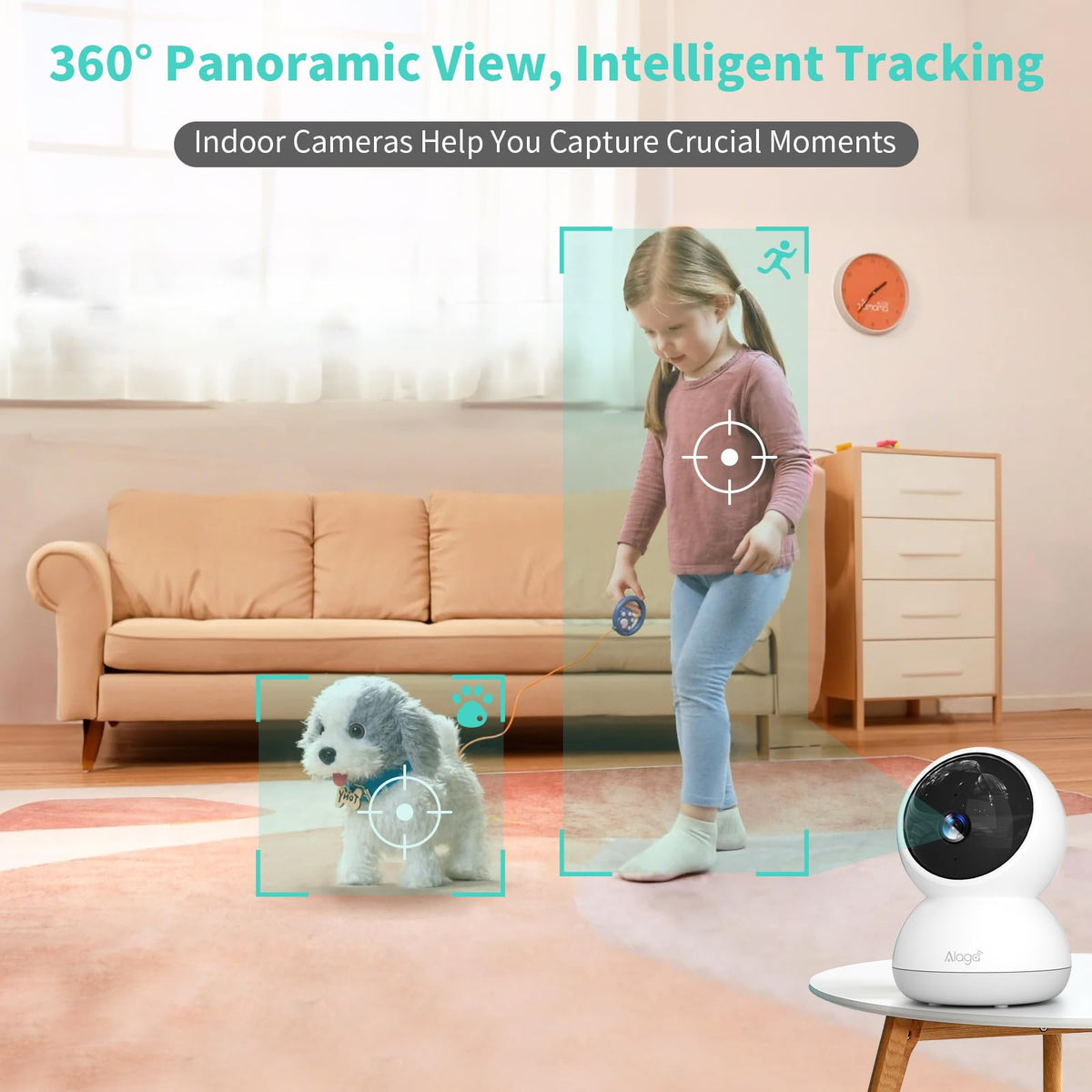 3K HD Indoor Security Camera with Night Vision W655809