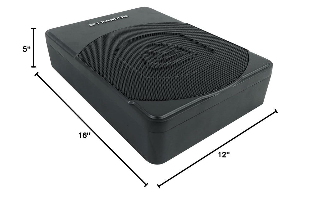 10" Slim Under-Seat Powered Car Subwoofer Z204631