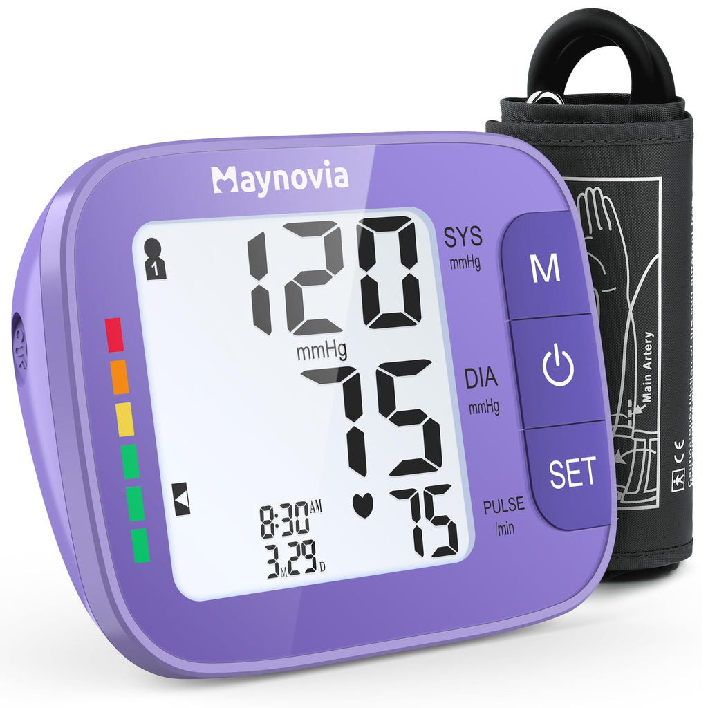 Upper Arm Blood Pressure Monitor 8.6-16.5 in Cuff Purple V6166