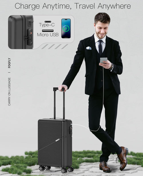 20 Inch Hardside Spinner Luggage with TSA Lock G8937