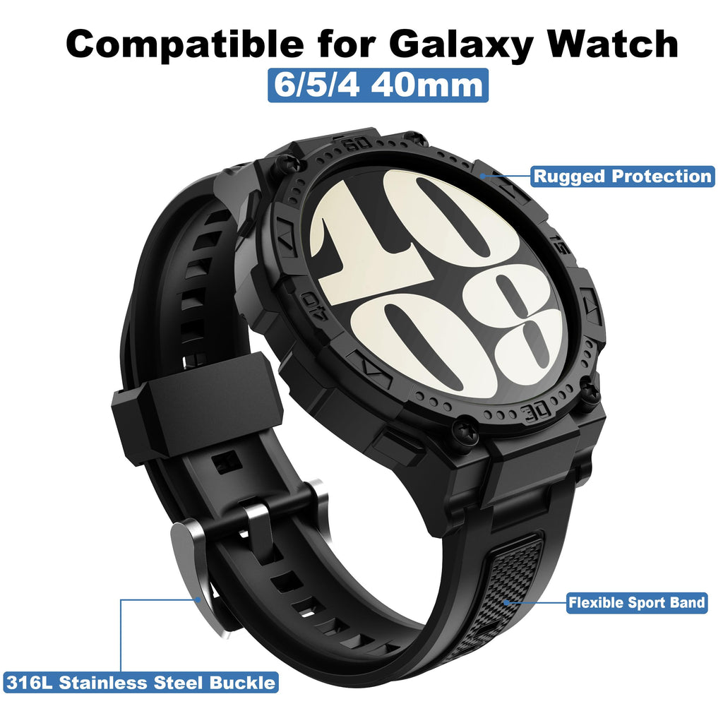 Samsung Galaxy Watch 6 Band 44mm 40mm with Case T3760