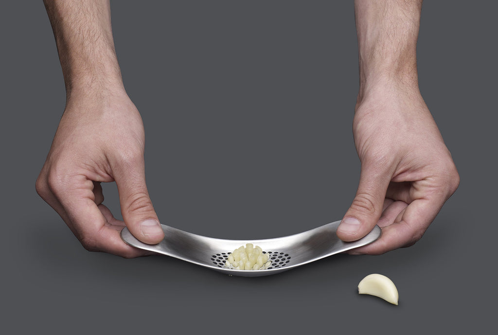 Garlic Rocker Crusher Mincer Press Dishwasher Safe Stainless Steel Q911382