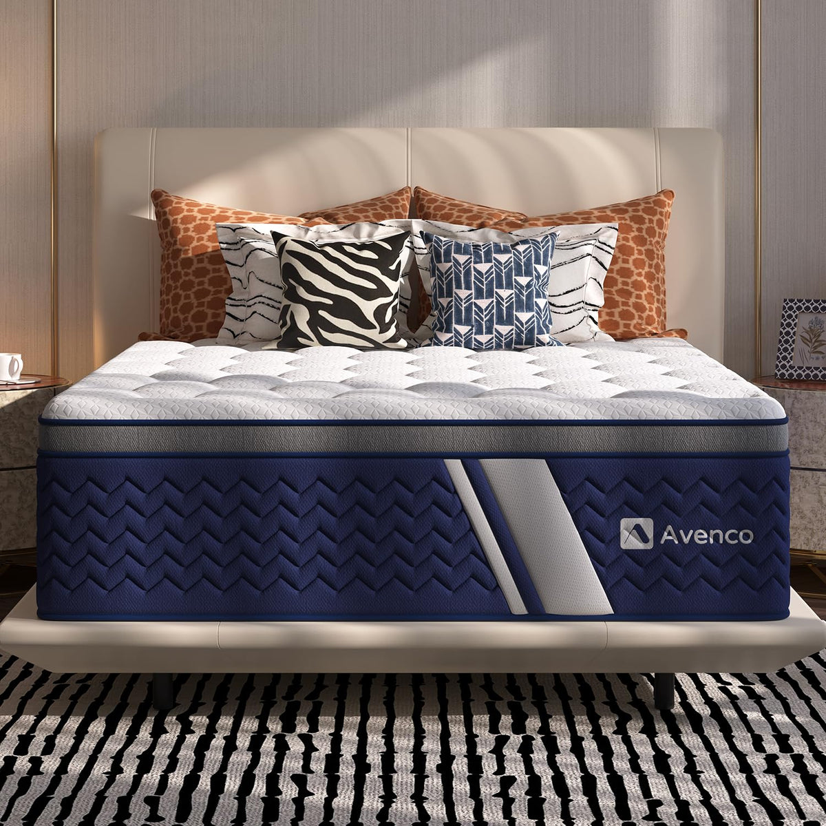 Full 12 Inch Firm Hybrid Cooling Mattress B8937