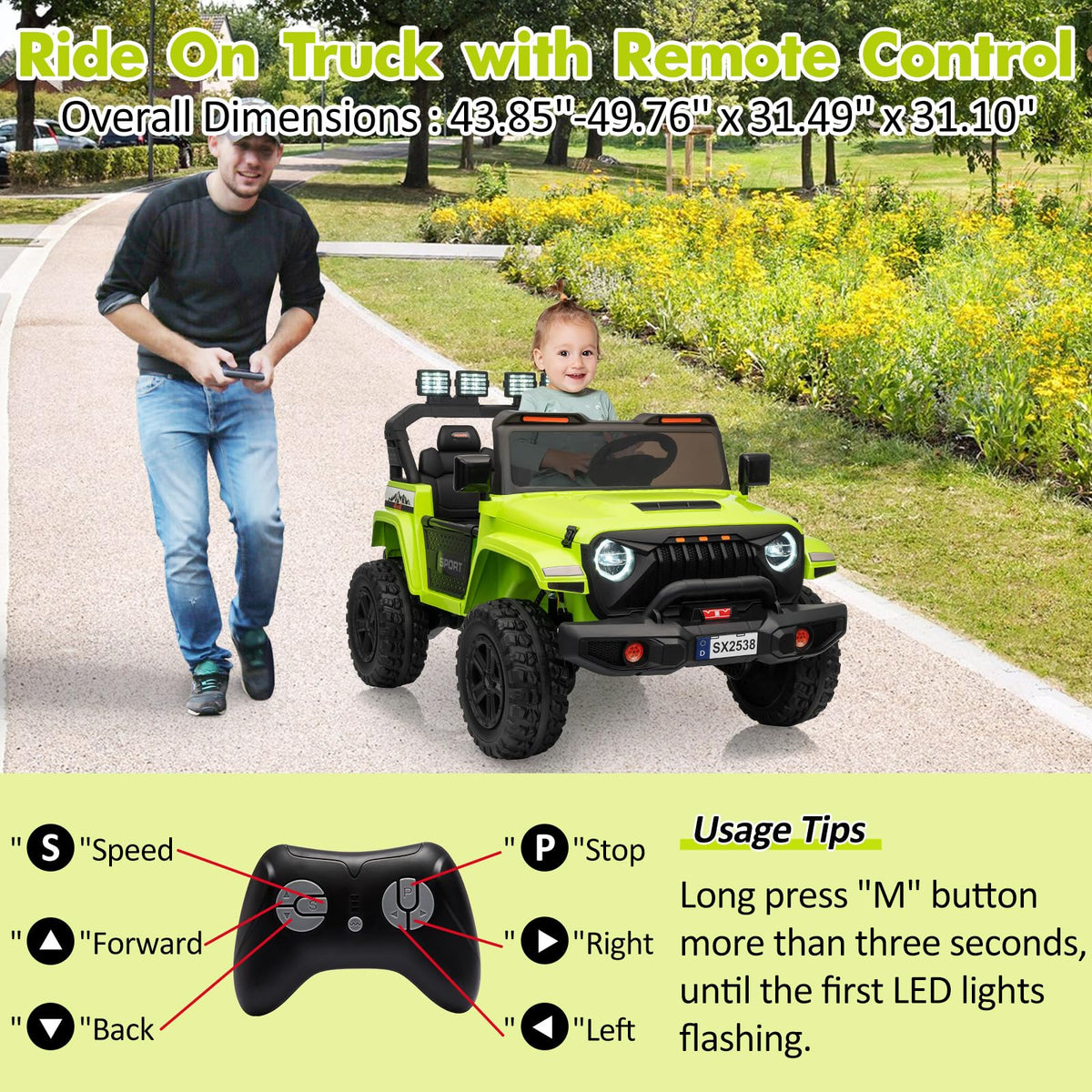 24V 2 Seaters Battery Powered Ride on Car H566946