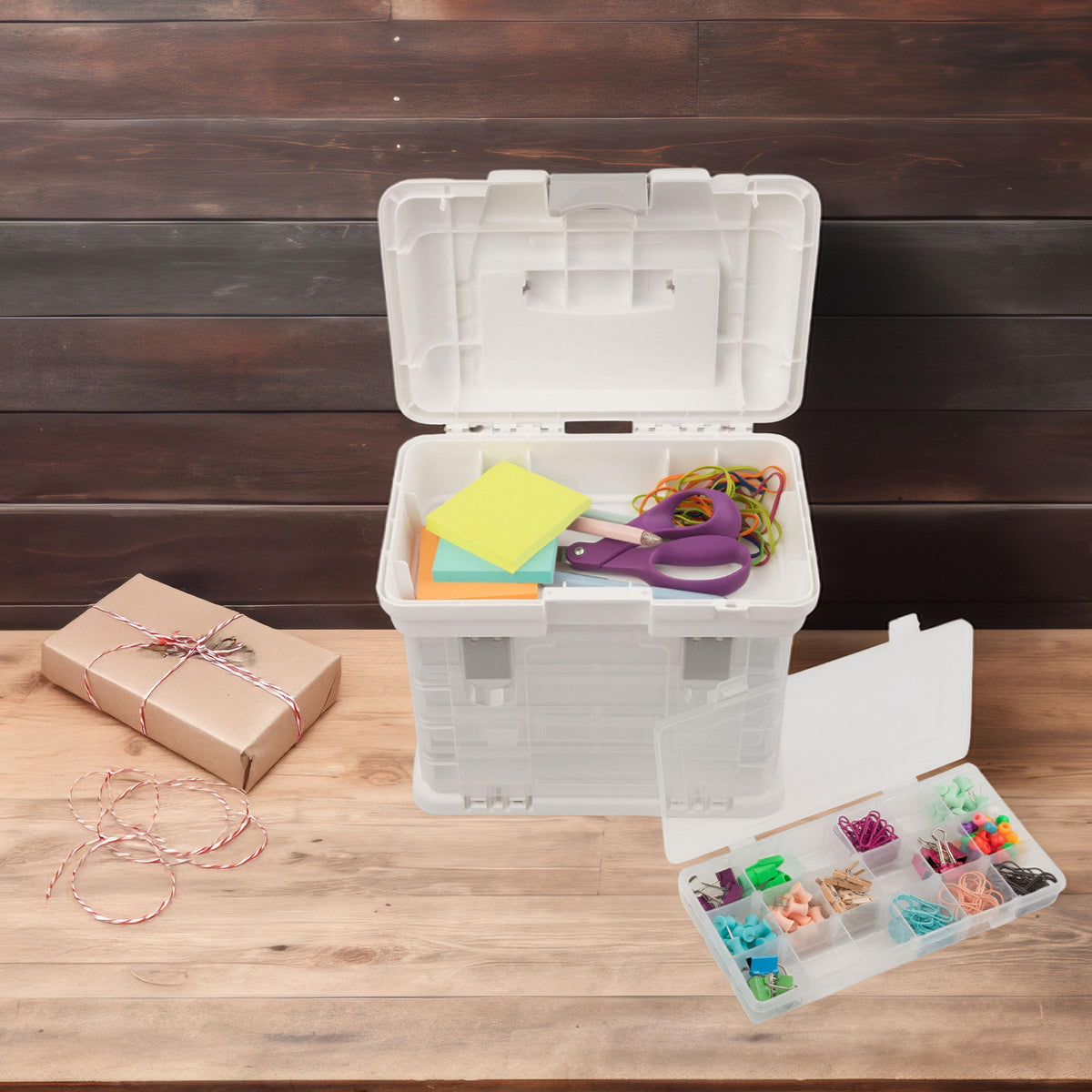Portable Tool Box Small Parts Organizer with Drawers K83542