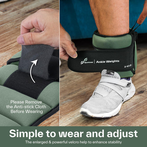20lbs/Pair Adjustable Ankle Weights O11599