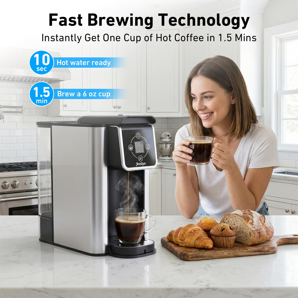 3-in-1 Single Serve Coffee Maker with 50oz Removable Water Reservoir G57328
