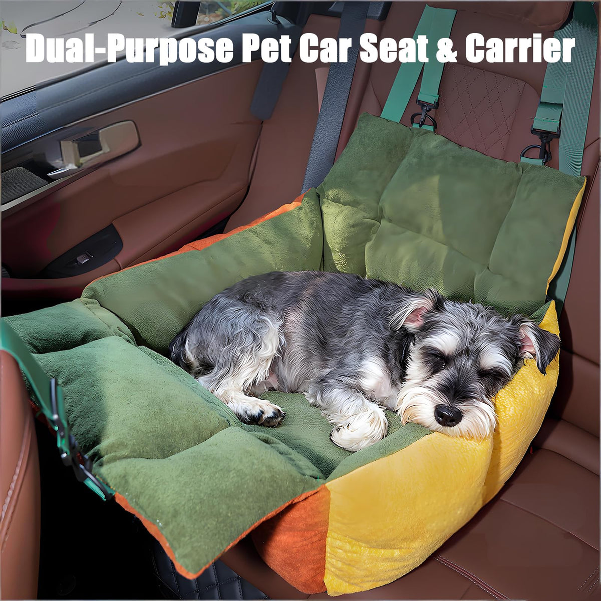 2-in-1 Dog Car Seat for Small Dogs J336