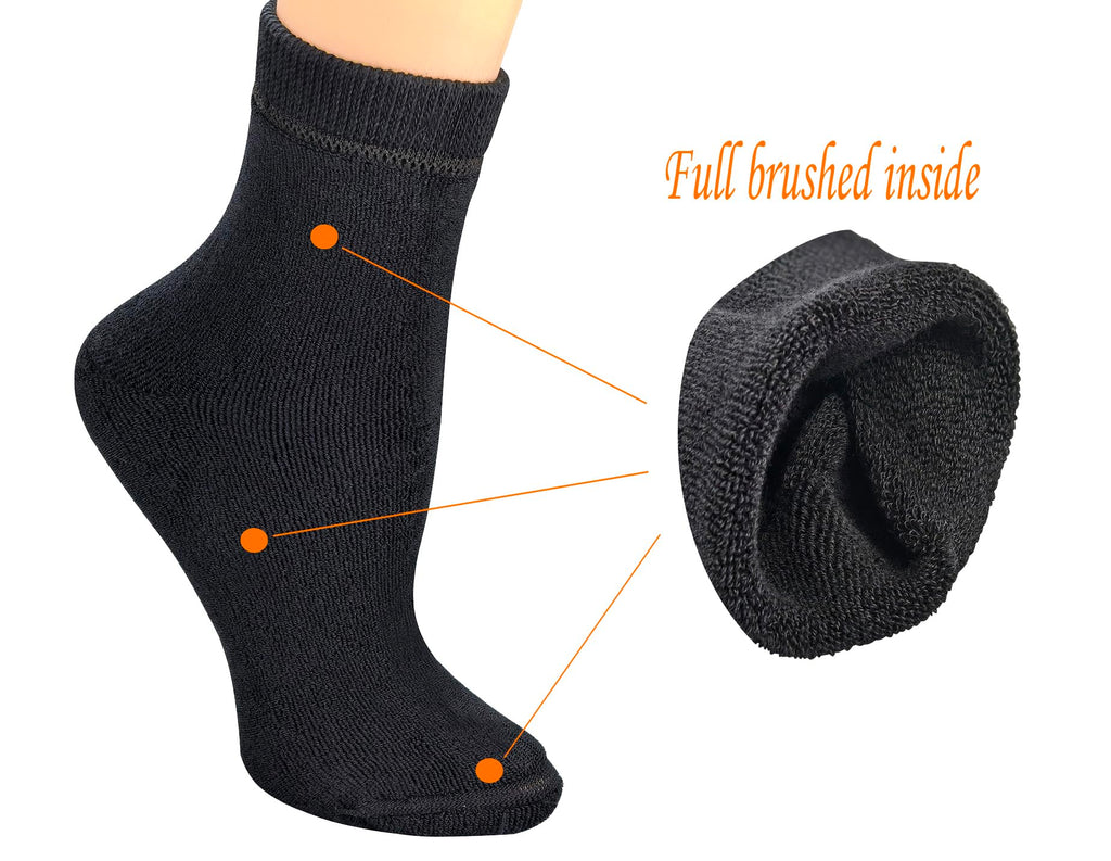 4 Pairs Warm Ankle Socks J338