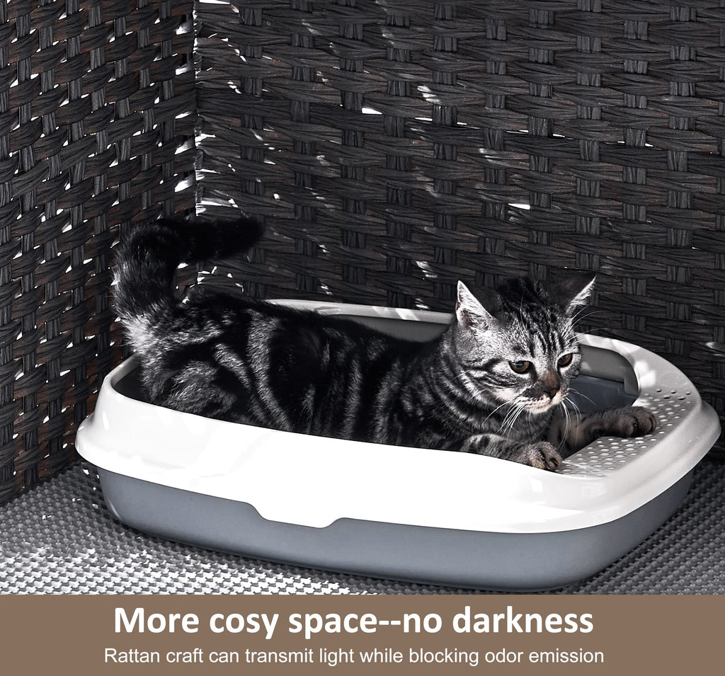 Cat Litter Box Enclosure with Door P672