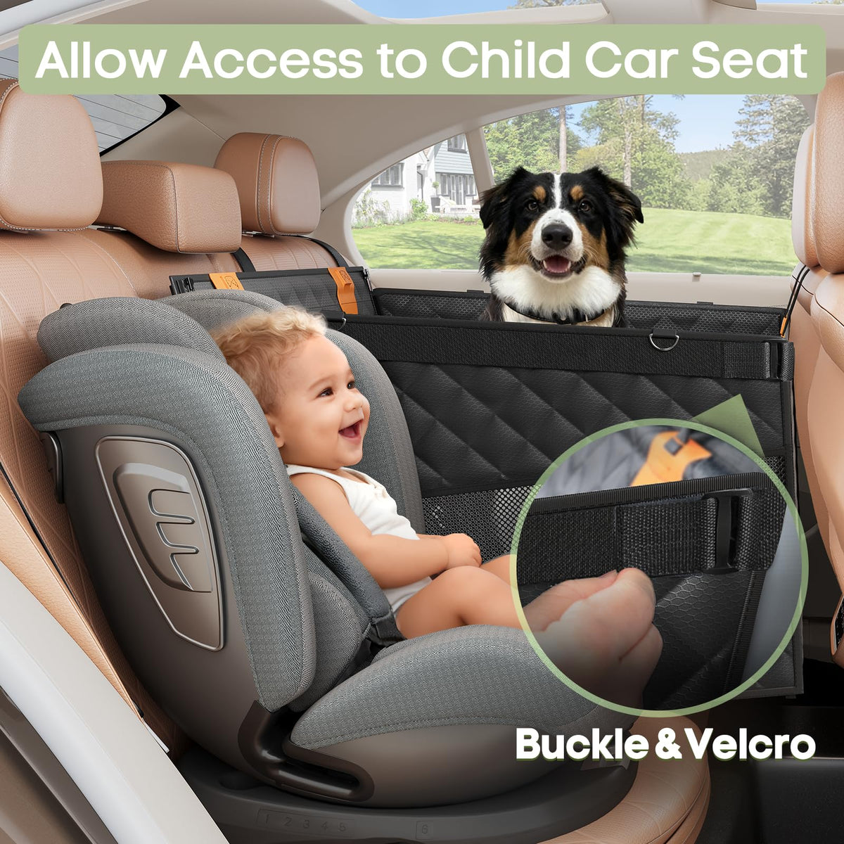 Dog Car Seat with Hard Bottom T828