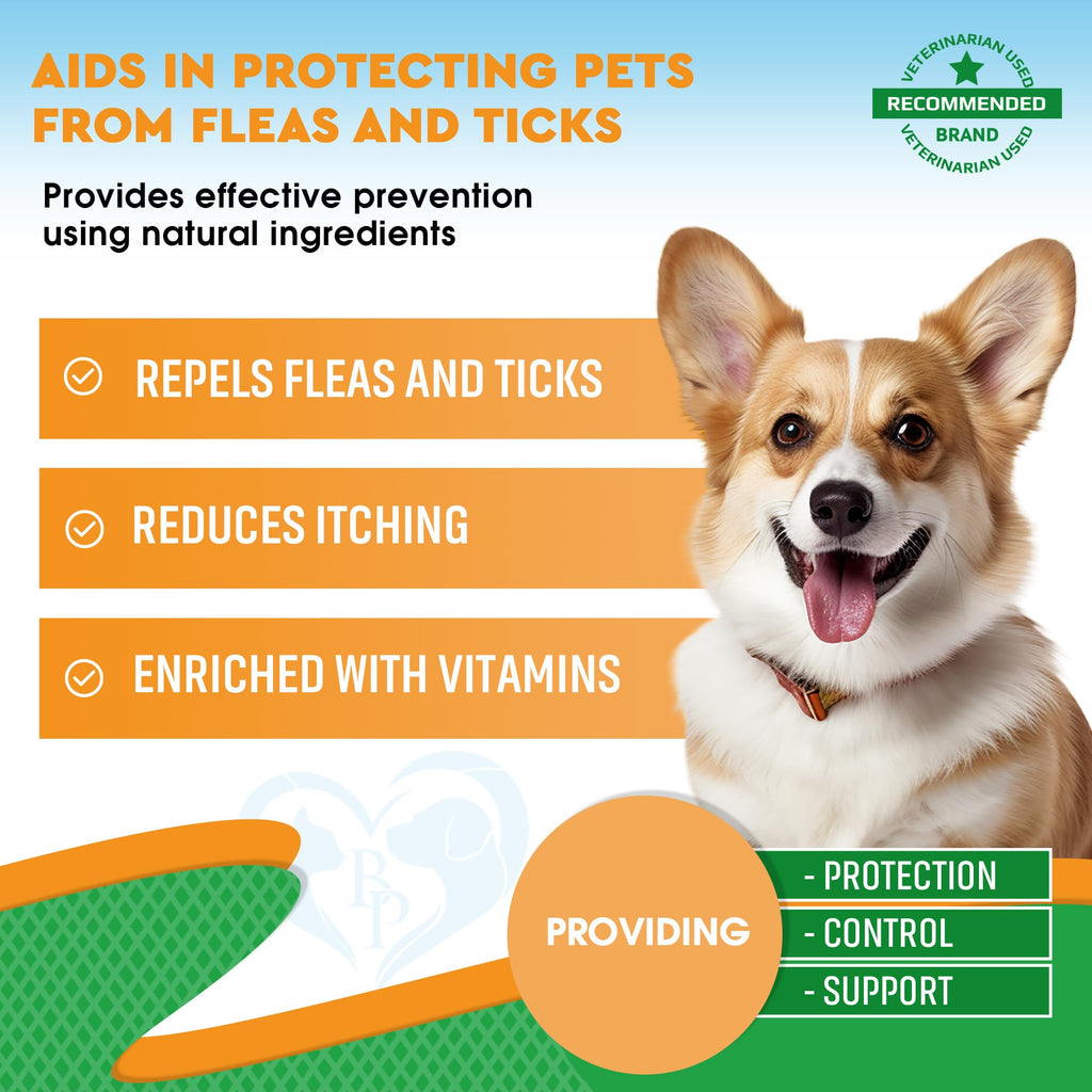 Natural Flea & Tick Prevention Drops for Dogs and Cats P616892