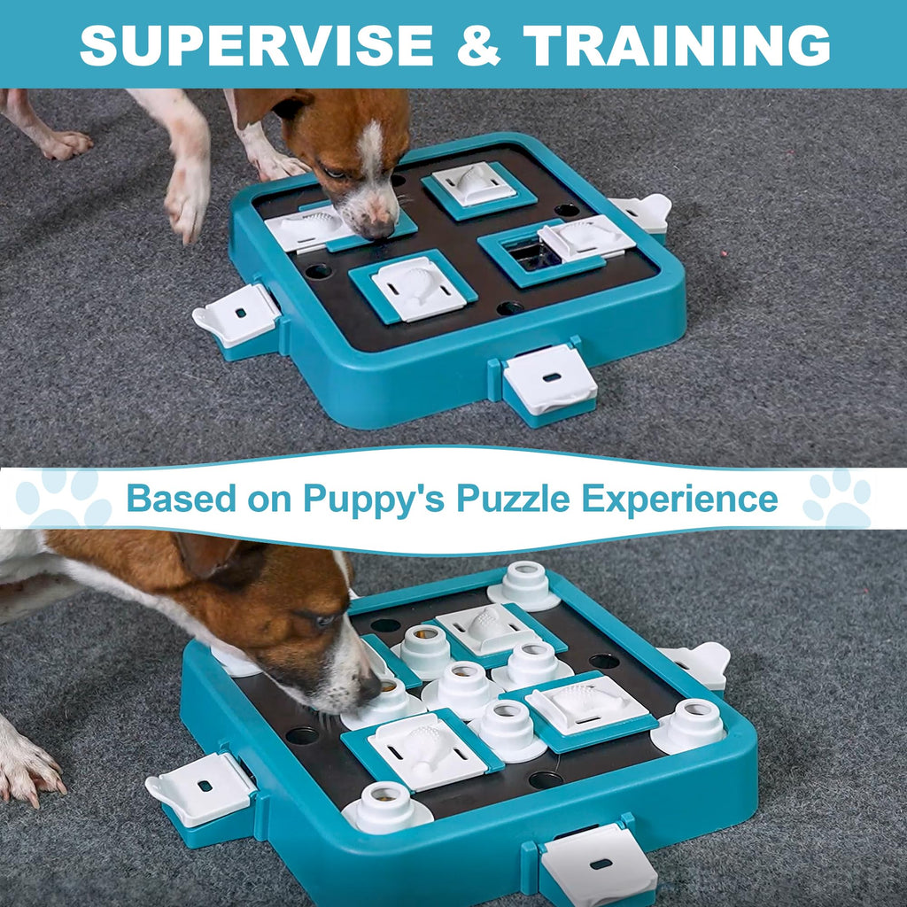 Dog Puzzle Toy Large Size Adjustable Levels Food Treat Game B46201
