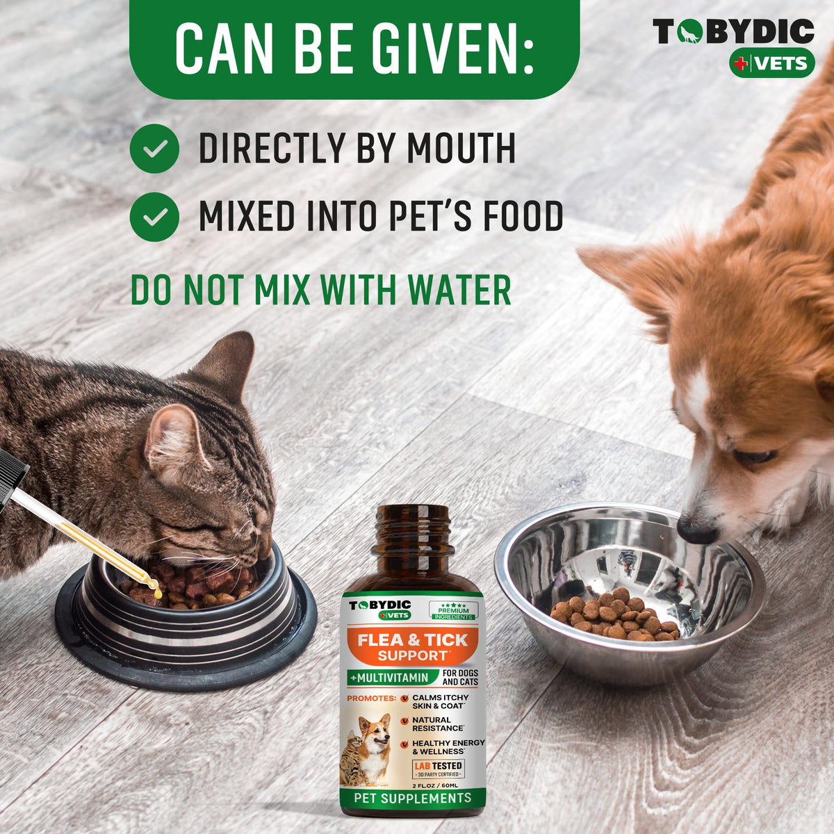 Oral Flea and Tick Prevention Supplement for Dogs and Cats C7813