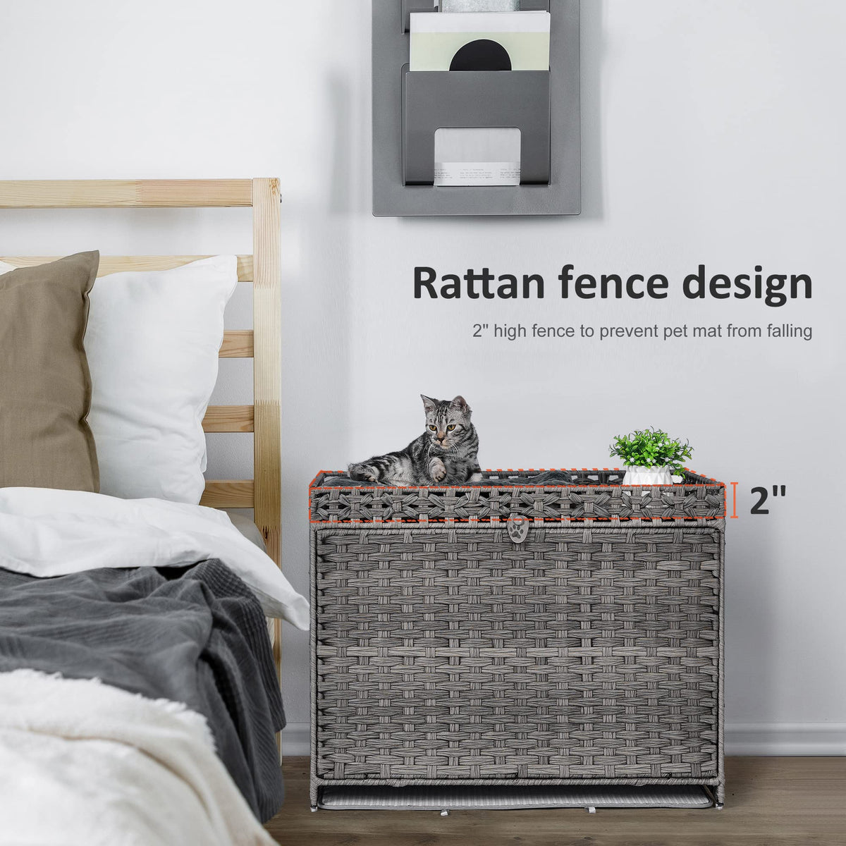 Cat Litter Box Enclosure with Door P672