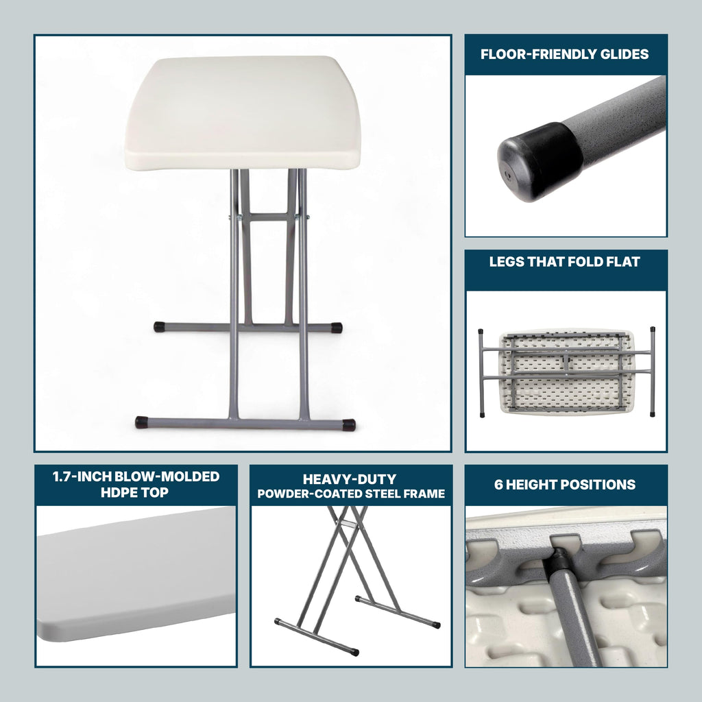 Folding Table 30 x 20 in 6 Positions Z57534