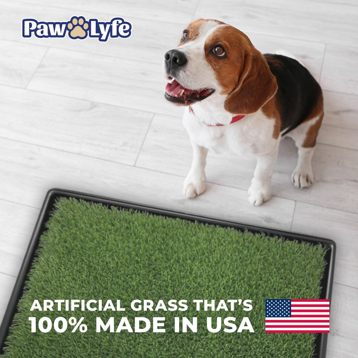 Artificial Grass Dog Potty with Tray E1342