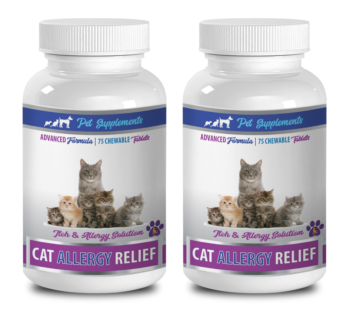 Cat Skin and Coat Supplement Chewable Tablets U991