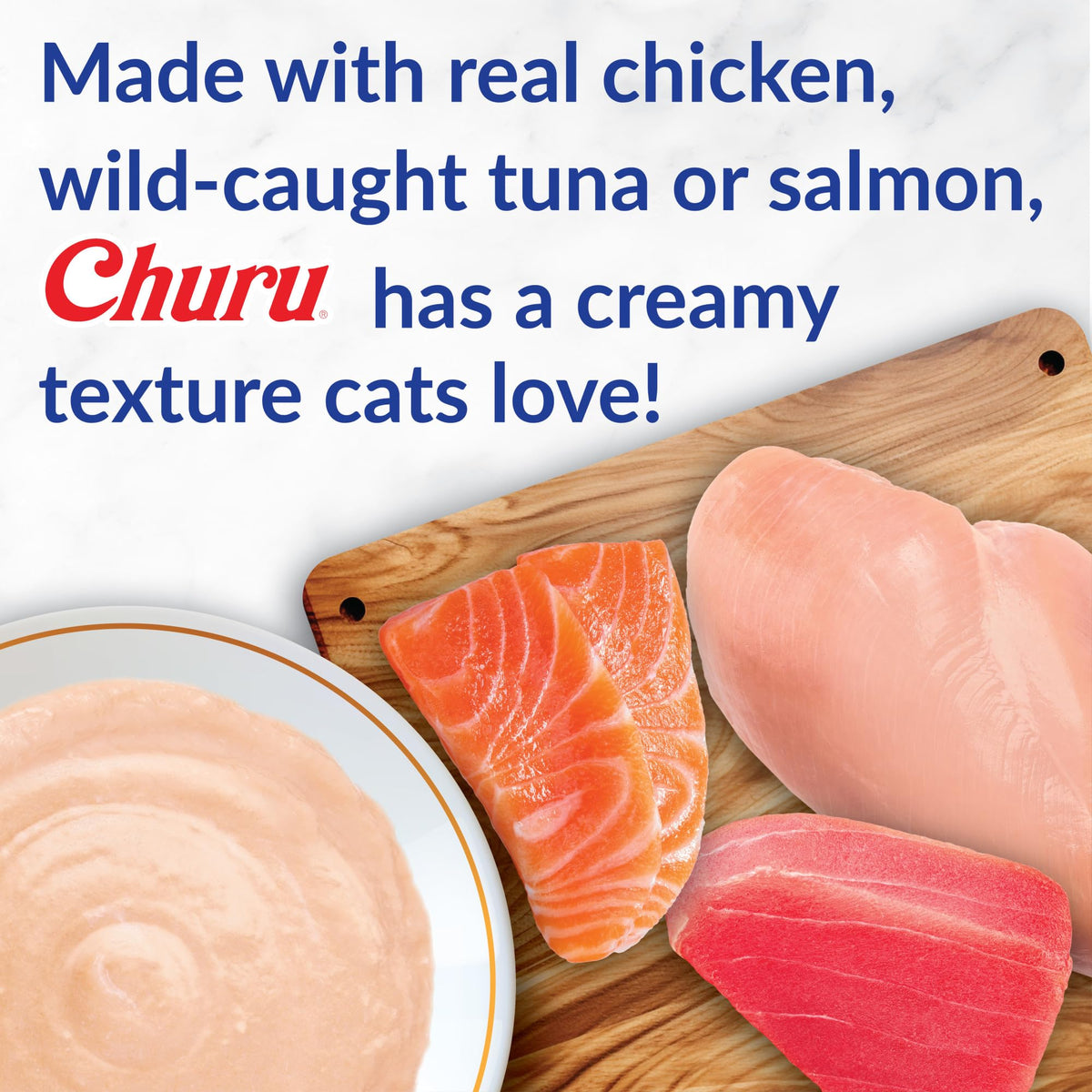 Lickable Cat Treats Tuna Chicken Variety 60ct X399