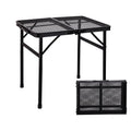 Portable Small Folding Metal Camping Table 23” x 15” U98876