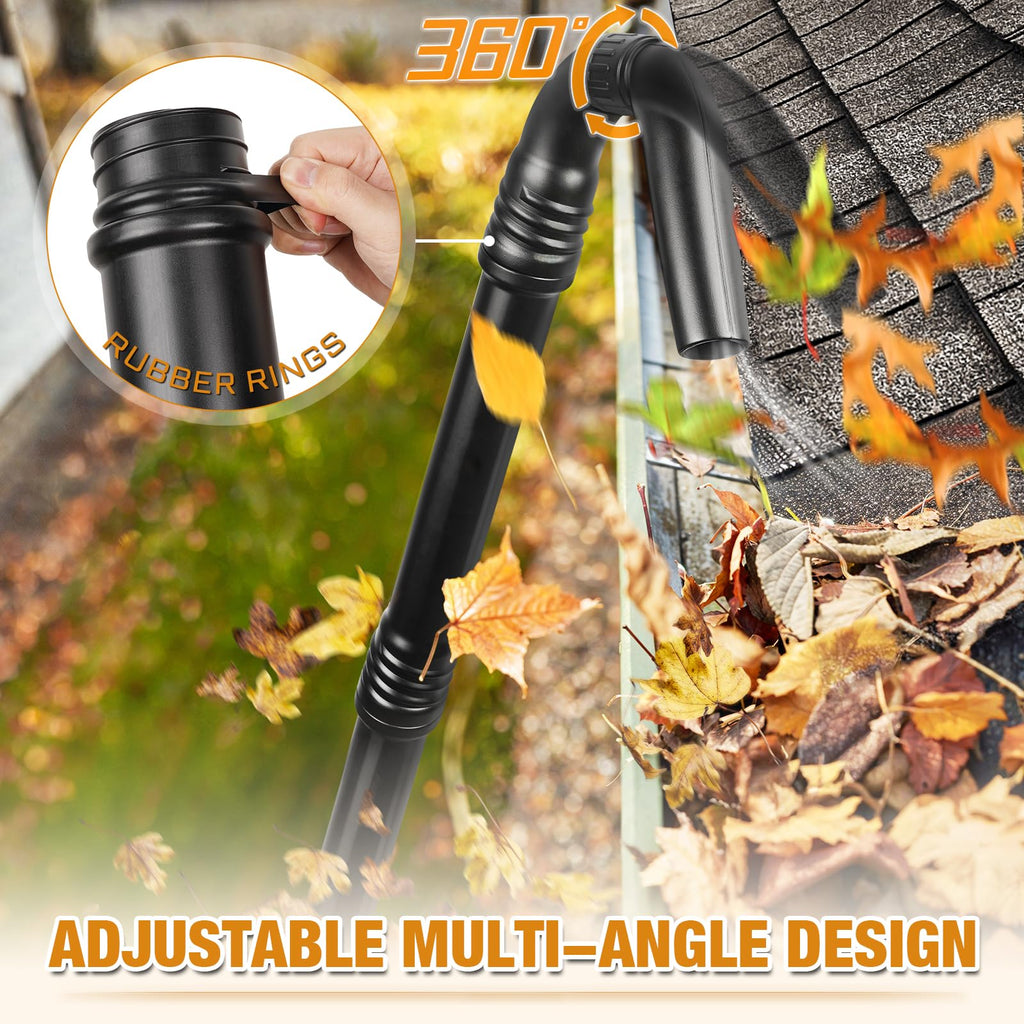 Leaf Blower Attachment with Reflector L144
