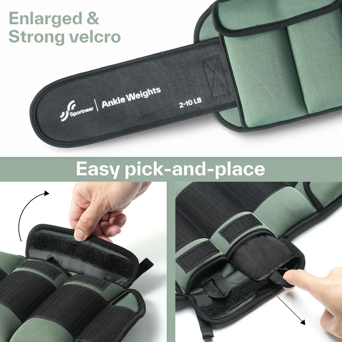 20lbs/Pair Adjustable Ankle Weights O11599