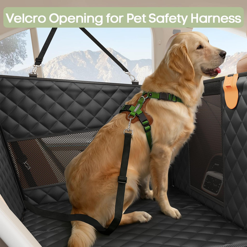 Dog Car Seat with Hard Bottom T828