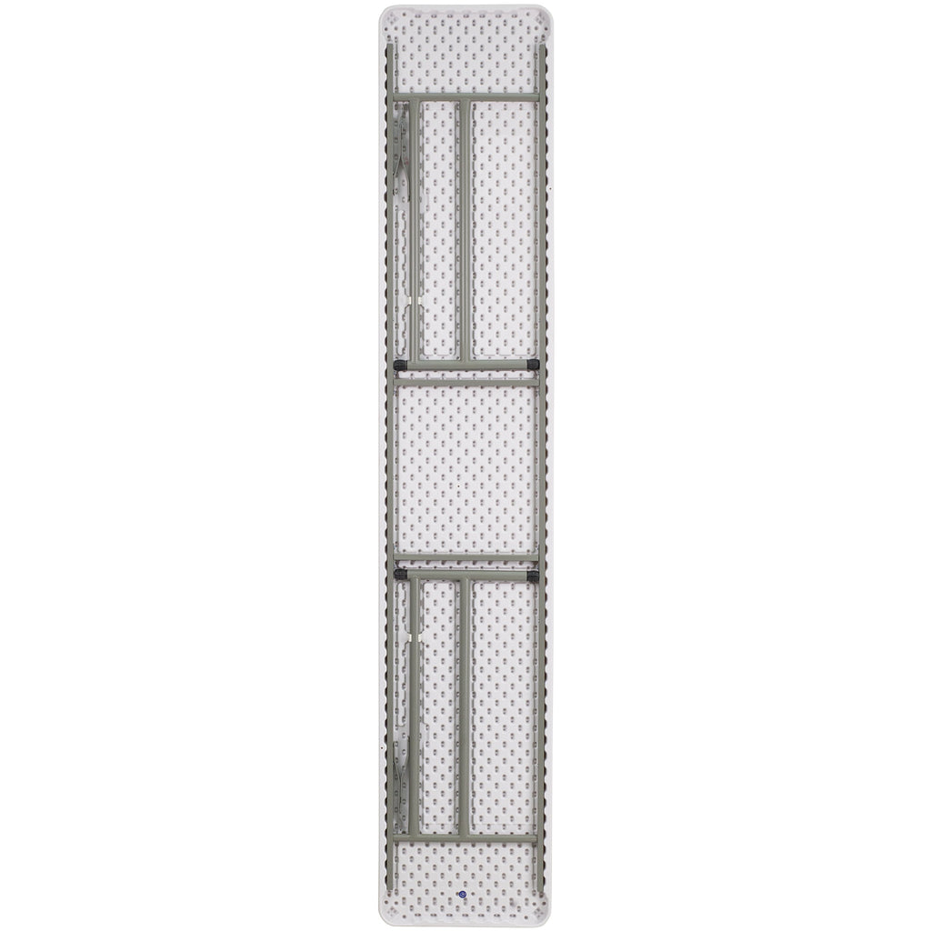 8-Foot White Plastic Folding Training Table S631