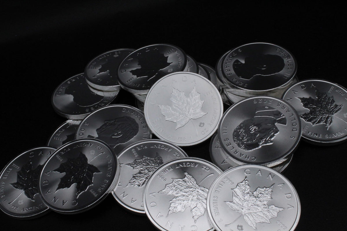 1 oz Canadian Maple Leaf Silver G106