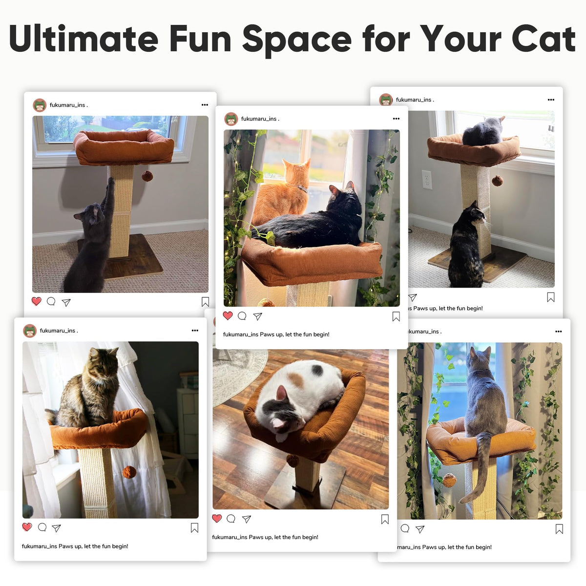 Cat Scratching Post with Perch V944932