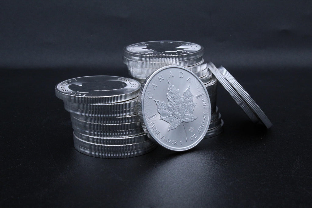 1 oz Canadian Maple Leaf Silver G106