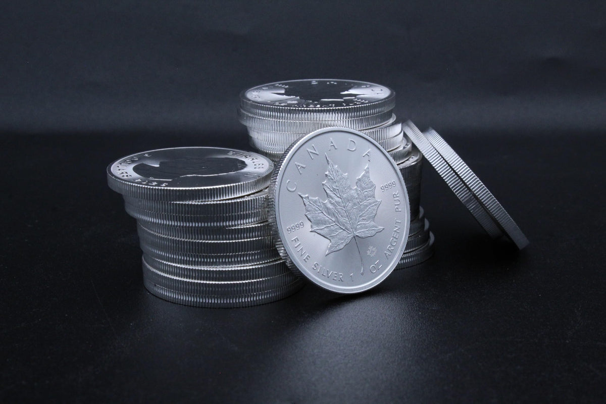 1 oz Canadian Maple Leaf Silver G106