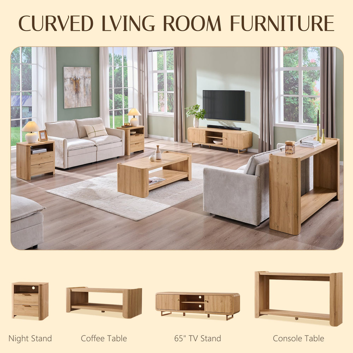 48" 2-Tier Storage Coffee Table A42022