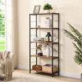 5 Tier Bookshelf with Coffee Shelves F58734