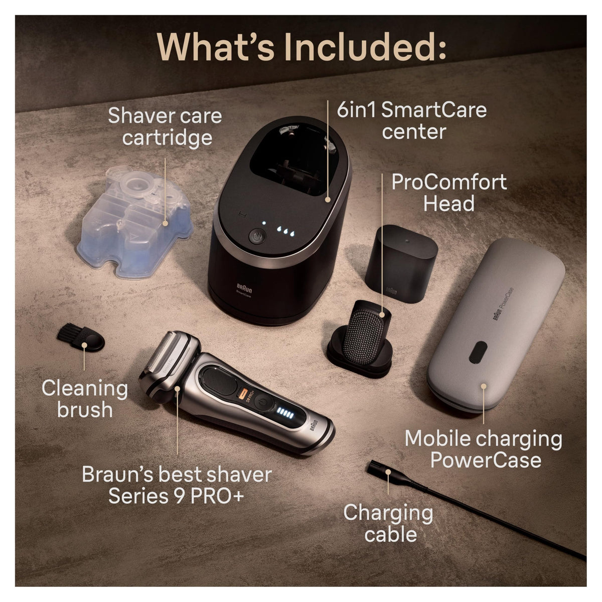 Electric Shaver with 5 Pro Shave Elements E551048
