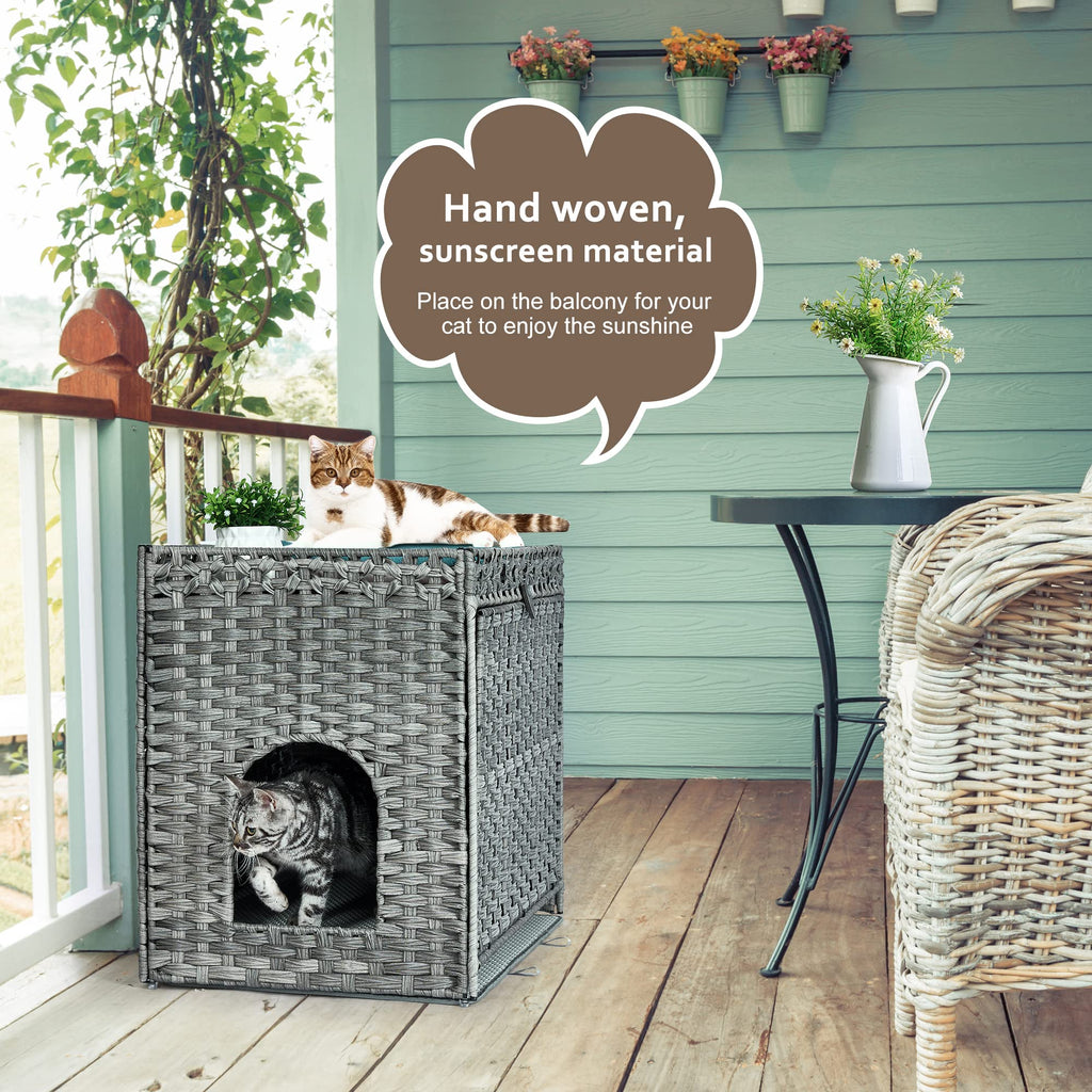 Cat Litter Box Enclosure with Door P672