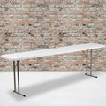 8-Foot White Plastic Folding Training Table S631